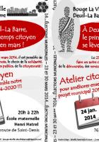 Deuil - Bouge la ville : flyer atelier citoyen