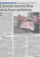 Taverny : l'avenir encore flou de la base aérienne, le Parisien 95 du 25/02/2013