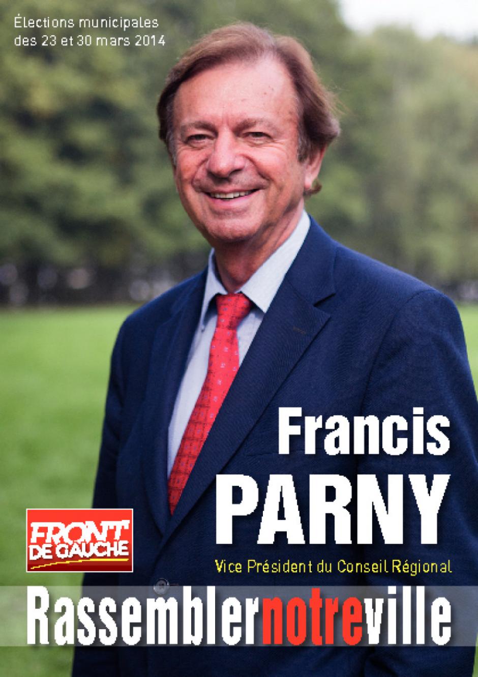 Garges : invitation aux voeux de Francis parny